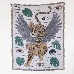 Nordische Überwurfdecke – gemütlicher Sofa-Bettbezug als Wohnzimmerdekoration