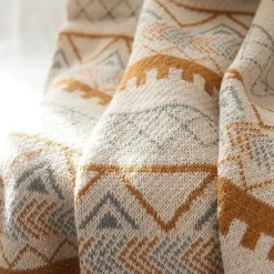 Nordische Überwurfdecke - Gemütliches Acryl-Winter-Sofabettdekor