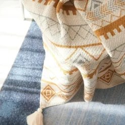 Nordische Überwurfdecke - Gemütliches Acryl-Winter-Sofabettdekor