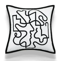 Nordische bestickte Kissenbezüge - Luxuriöses modernes Dekor