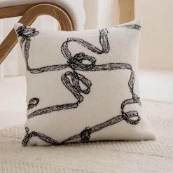 Nordische bestickte Kissenbezüge - Luxuriöses modernes Dekor