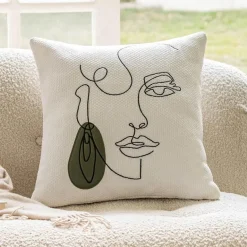 Nordische bestickte Kissenbezüge - Luxuriöses modernes Dekor