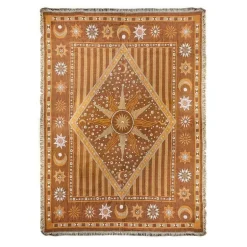 Nordische böhmische Decke – vielseitiger Bett-Sofa-Bezug, ethnisches Picknick, Camping, unverzichtbar