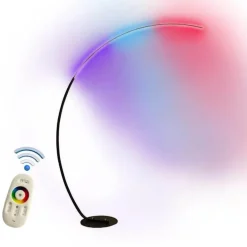 Nordische dimmbare LED-Stehleuchte – Modernes Glanzdesign