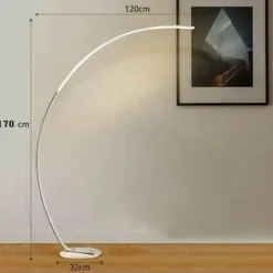 Nordische dimmbare LED-Stehleuchte – Modernes Glanzdesign