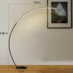 Nordische dimmbare LED-Stehleuchte – Modernes Glanzdesign