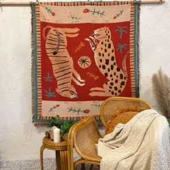Nordische Freizeitdecke – multifunktionale Sofadecke, Wandteppich-Dekor