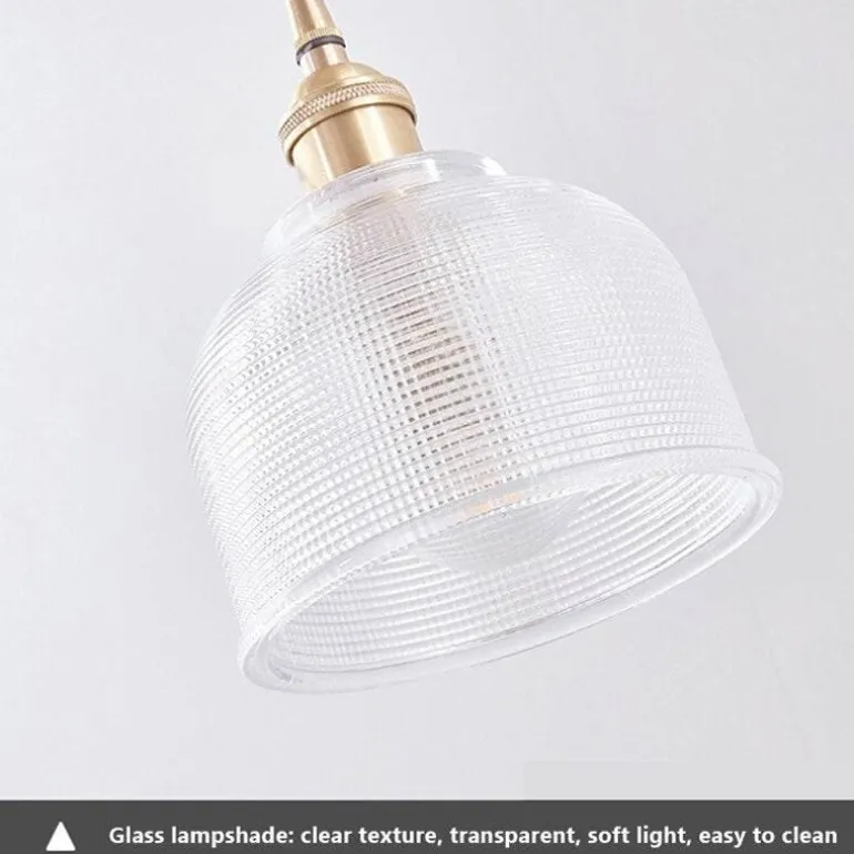 Nordische Glaspendelleuchte - Transparente Leuchte