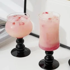 Nordische Kaffeetasse mit Glasperlen - 13oz Cocktail-Desserttasse