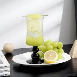 Nordische Kaffeetasse mit Glasperlen - 13oz Cocktail-Desserttasse