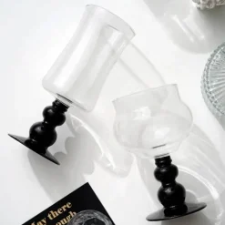 Nordische Kaffeetasse mit Glasperlen - 13oz Cocktail-Desserttasse