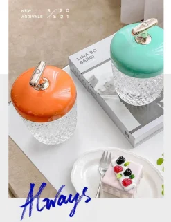 Nordische Kristall-Tischlampe – Elegante Atmosphärenbeleuchtung