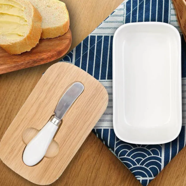 Nordische minimalistische Butteraufbewahrungsbox - Stilvoller Küchenorganizer