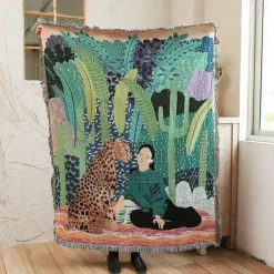 Nordische Outdoor-Decke – Camping- und Picknickdecke im Landhausstil