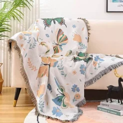 Nordische Schmetterlingsdecke - Gemütliche Dekodecke