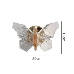 Nordische Schmetterlings-Wandleuchte – Moderne dekorative Beleuchtungsvorrichtung