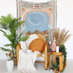 Nordische Sofadecke – gemütliche Tagesdecke für die Heimdekoration