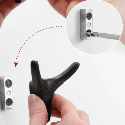 Nordische Stierkopf-Wandhaken – rustikale dekorative Kleiderbügel