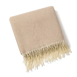 Nordische Streifen Überwurfdecke - Weiches Boho-Sofa-Schlafzimmerdekor