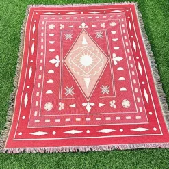 Nordische Strickdecke – Bohemian-Überwurf für den Außenbereich für Camping-Wohnzimmerdekor