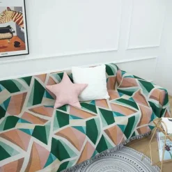 Nordische Strickdecke – Multifunktionaler Sofa-Reisebezug
