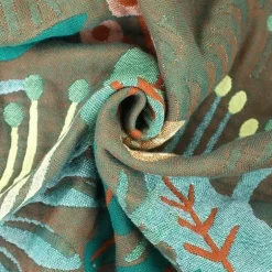 Nordische Waldtier-Überwurfdecke - Gemütliche Cartoon-Dekodecke