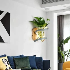 Nordische Wandlampe aus Holz für den Außenbereich – einzigartige Gartendekoration