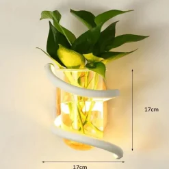 Nordische Wandlampe aus Holz für den Außenbereich – einzigartige Gartendekoration