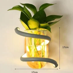 Nordische Wandlampe aus Holz für den Außenbereich – einzigartige Gartendekoration