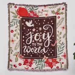 Nordische Weihnachtsdecke – Gemütliche Jacquard-Weihnachtsdecke