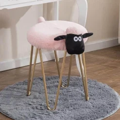 Nordischer Eisenschafhocker – Stilvolles Wohndekor