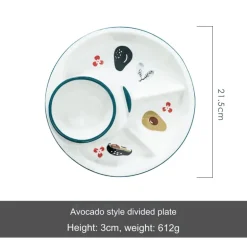 Nordischer Frühstücksteller aus Keramik – Elegantes Ess-Set