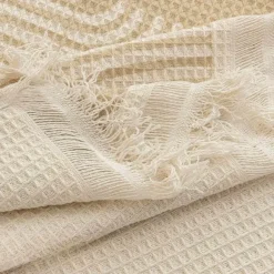 Nordischer gestrickter Sofabezug – weiche, bequeme Überwurfdecke