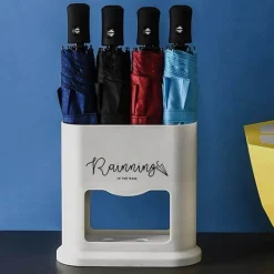 Nordischer ovaler Schirmständer für den Eingangsbereich