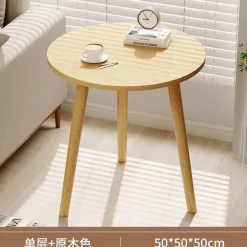 Nordischer runder Couchtisch – Moderne Eleganz für das Wohnzimmer