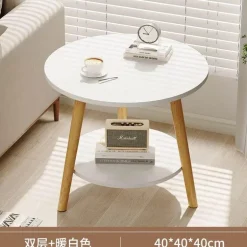 Nordischer runder Couchtisch – Moderne Eleganz für das Wohnzimmer