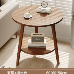 Nordischer runder Couchtisch – Moderne Eleganz für das Wohnzimmer