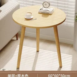 Nordischer runder Couchtisch – Moderne Eleganz für das Wohnzimmer