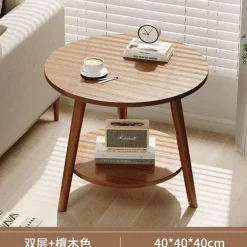 Nordischer runder Couchtisch – Moderne Eleganz für das Wohnzimmer