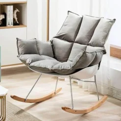 Nordischer Schaukelstuhl – Moderne, lässige Wohnmöbel