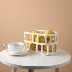 Nordisches Obsttablett aus Harz – Kreatives Hohldesign-Dekor