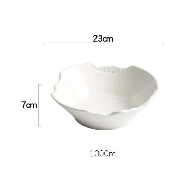 Notch Design Keramikschale – Dekorative Schale