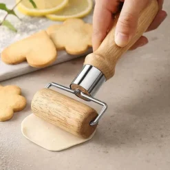 Nudelholz-Set aus Holz – natürliches Backwerkzeug