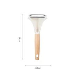 Obst- und Gemüseschäler aus Holz – Klingen aus rostfreiem Stahl