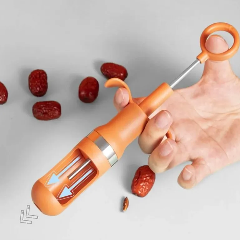 Obstentkerner - Einfacher Kirsch-Pfirsich-Kernentferner