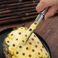 Obstentkerner- und -schneider-Set aus Edelstahl mit rutschfestem Schäler und Schaufel