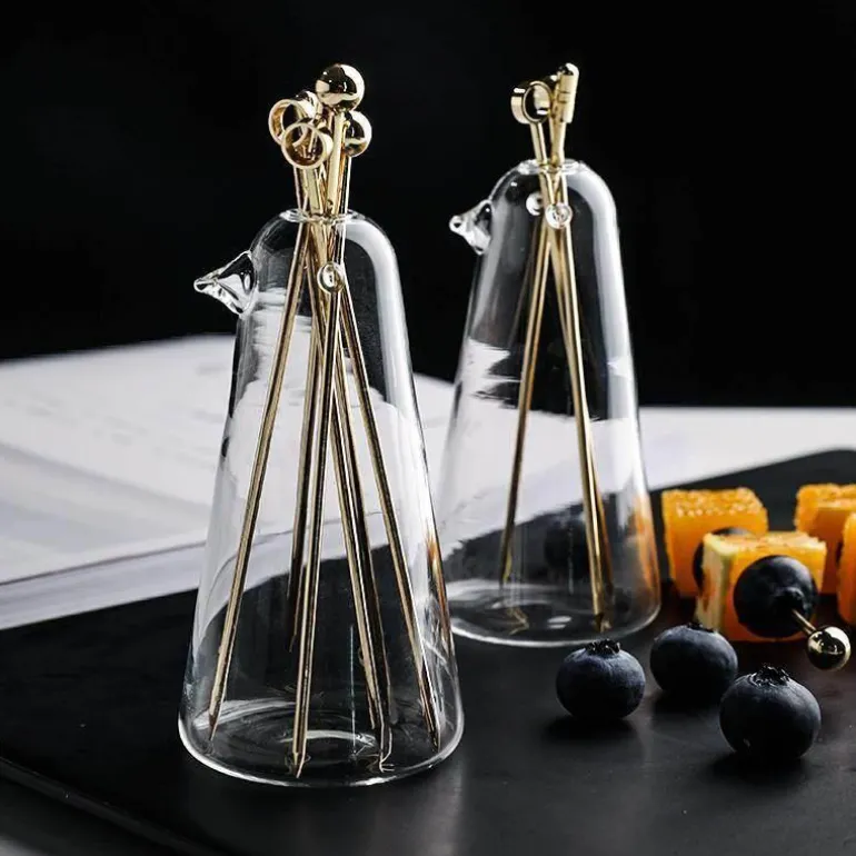 Obstgabel-Set aus Edelstahl – elegantes Geschirr-Utensil