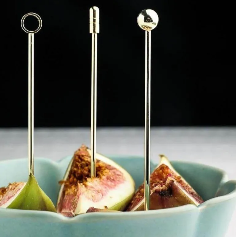 Obstgabel-Set aus Edelstahl – elegantes Geschirr-Utensil