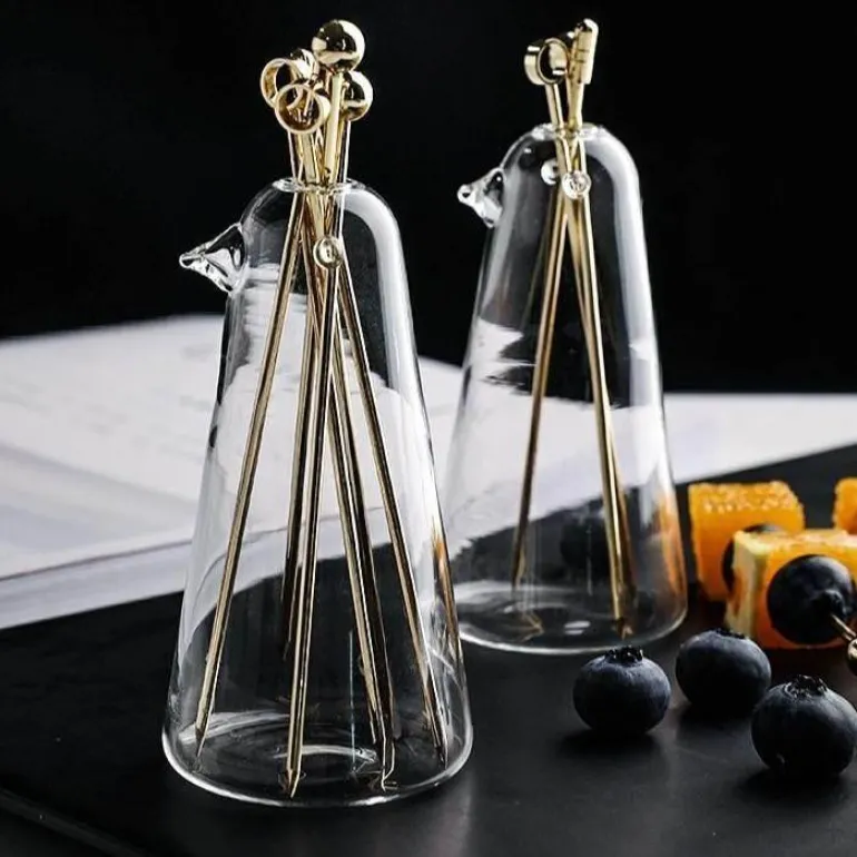 Obstgabel-Set aus Edelstahl – elegantes Geschirr-Utensil
