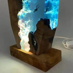 Ocean Krest LED-Nachtlicht – Lampe mit Ozean-Motiv